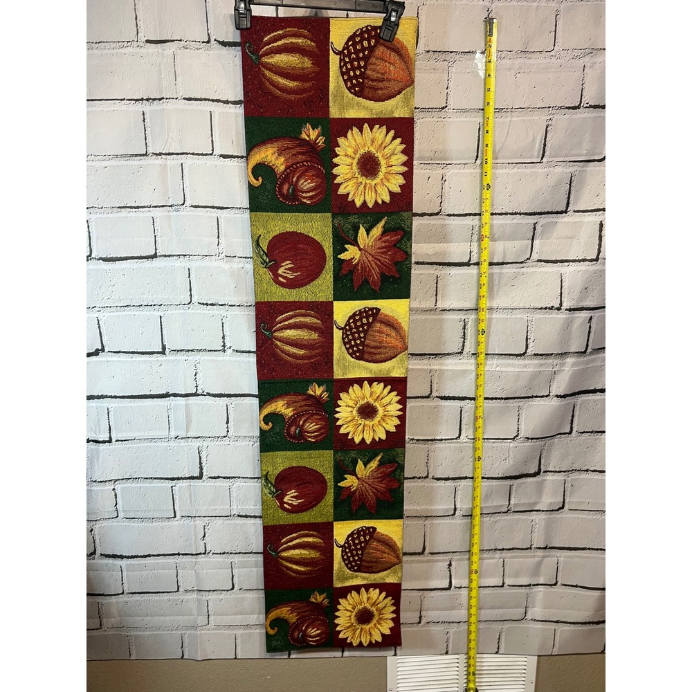 Vintage Harvest Tapestry Table Runner 53"